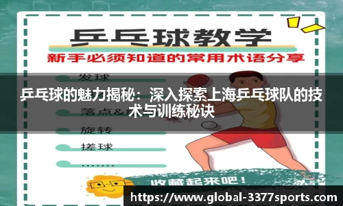 乒乓球的魅力揭秘：深入探索上海乒乓球队的技术与训练秘诀